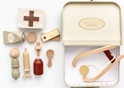 [Konges slojd] Wooden Toy Doctor Set - Multi