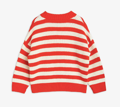 [Mini Rodini] Panda Strickpullover - rot