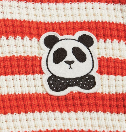 [Mini Rodini] Panda Strickpullover - rot