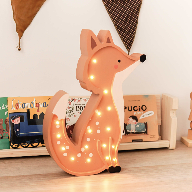 [Zimmer GAGA] Holz Fuchs Lampe