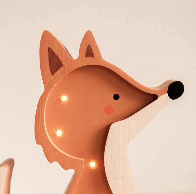 [Zimmer GAGA] Holz Fuchs Lampe