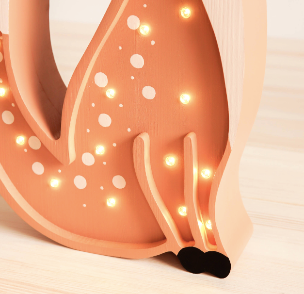 [r o o m G A G A ] Wooden Fox Lamp