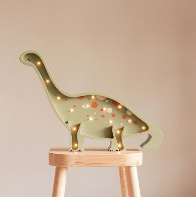 [Zimmer GAGA] Holz Dino Lampe