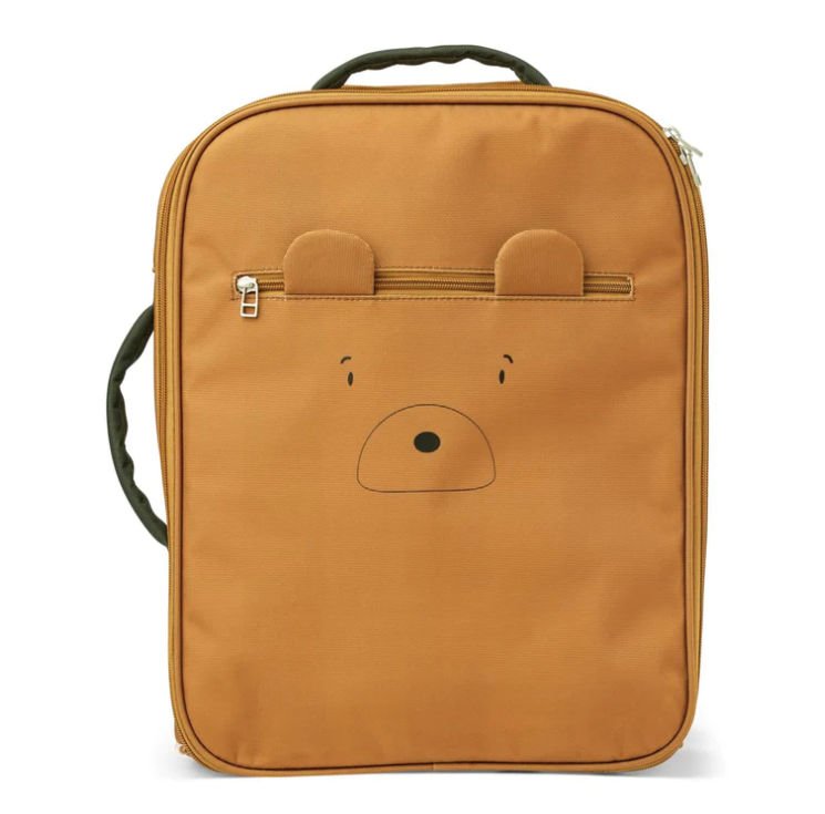 Liewood suitcase mr bear golden caramel