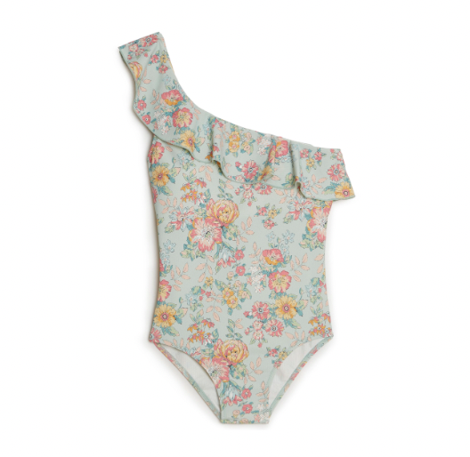 [mom wear] Copacabana Bathing Suit - Water Jodhpur Flower