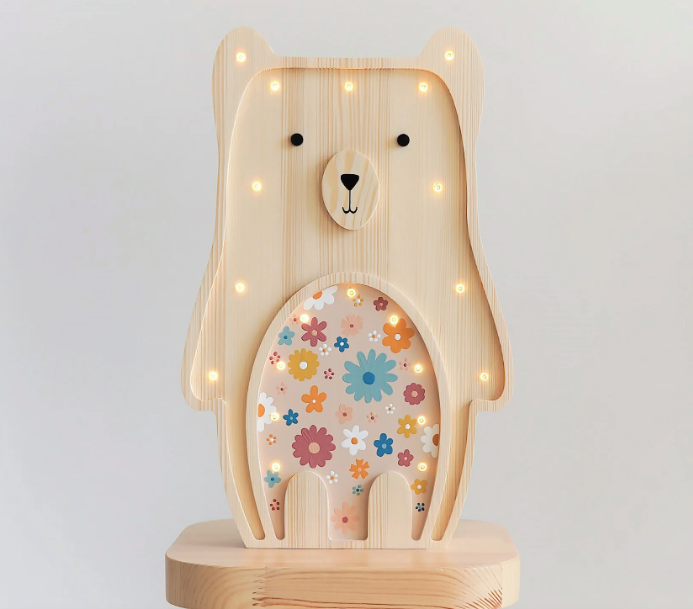 [room GAGA ] Wooden Teddy Frühlingsedition