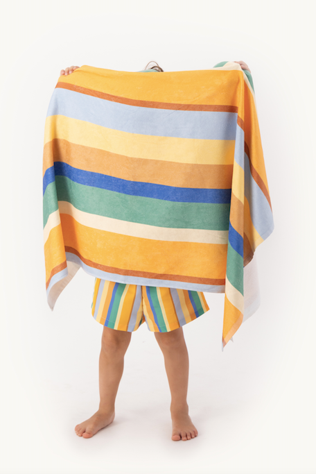 [TINYCOTTONS] Multicolor Stripes Towel - Multicolor