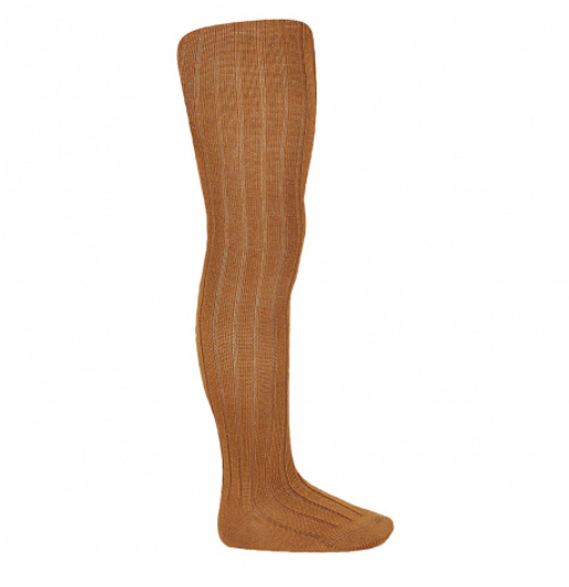 [Condor] Merino Wool - Blend Rib Tights - [927 Oxido]