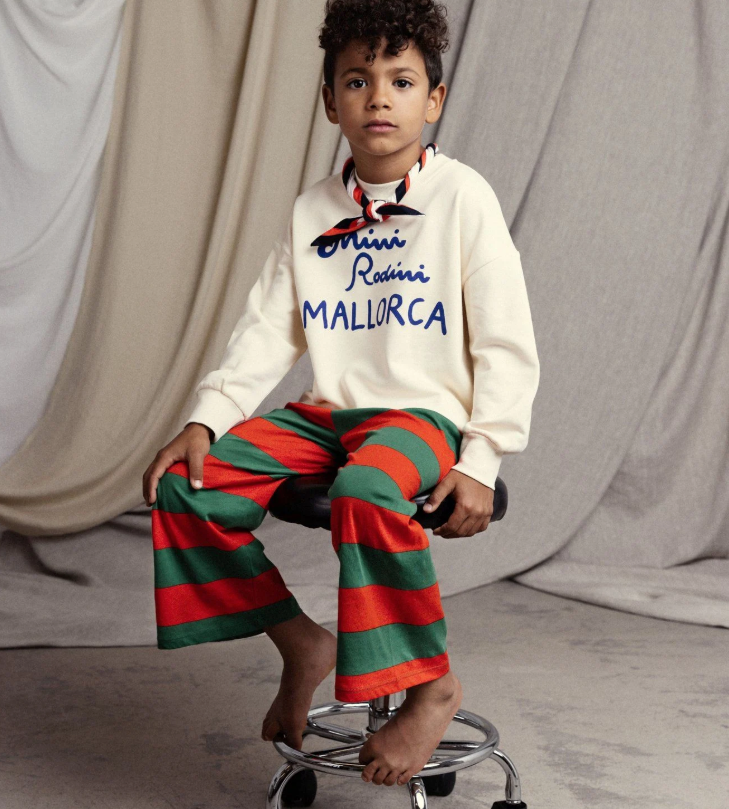 [Mini Rodini] Mallorca Patch Sweatshirt - Off white