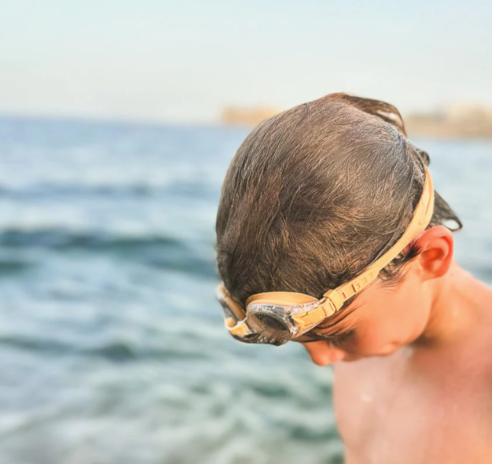 [Grech & Co.] Anti UV + Fog Swim Goggles - Buckwheat