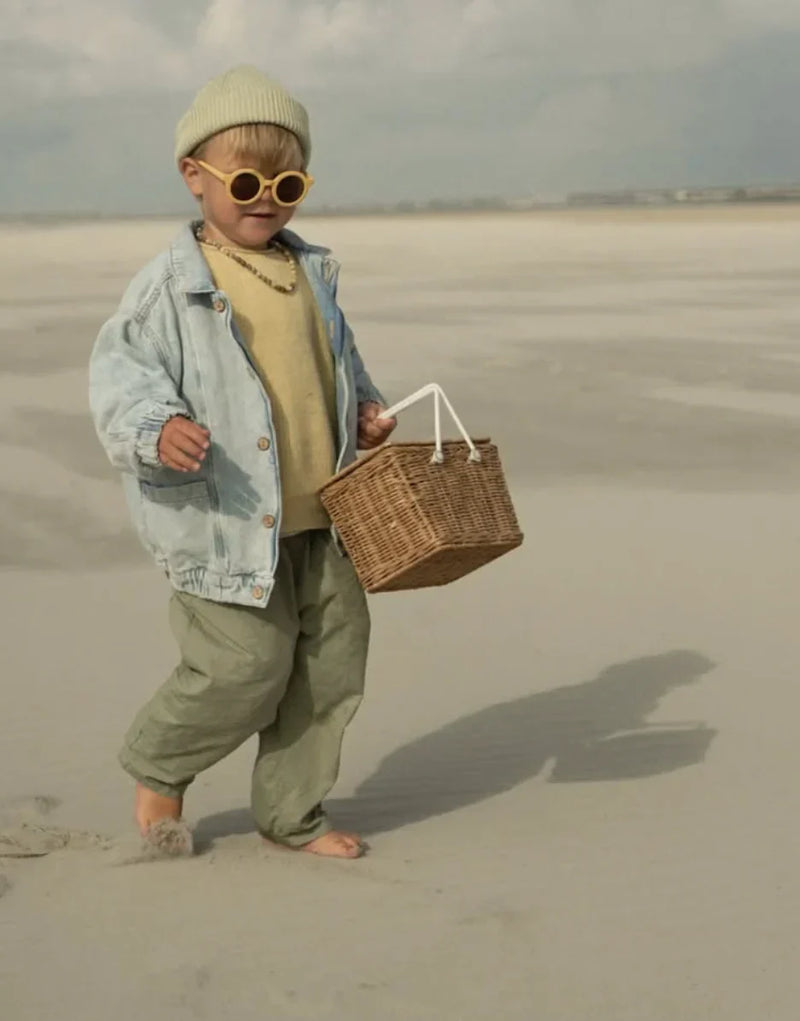 [Grech & Co.][1-8Y] Original Round Sunglasses - Mellow Yellow