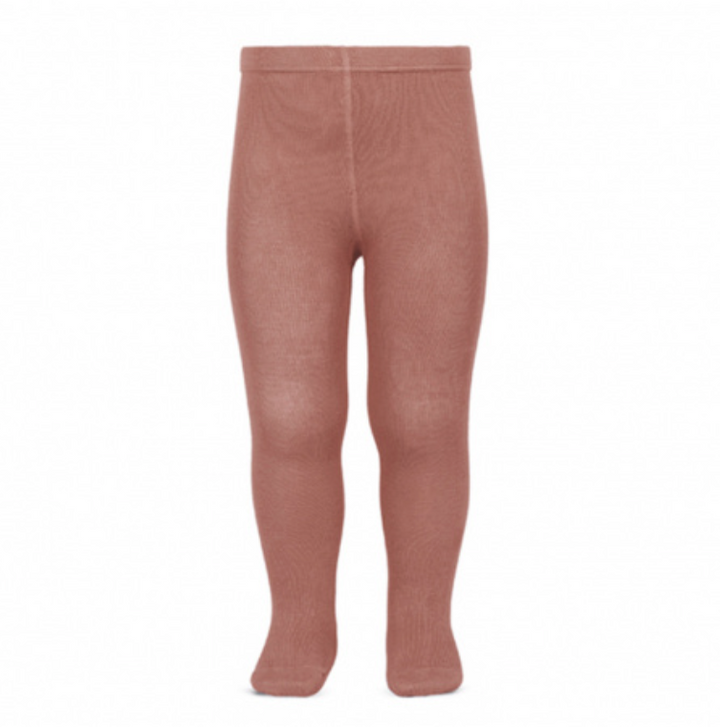 [Condor] Plain Stitch Basic Tights - [126 Terracota]