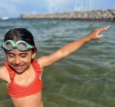 [Grech & Co.] Anti UV + Fog Swim Goggles - Fern