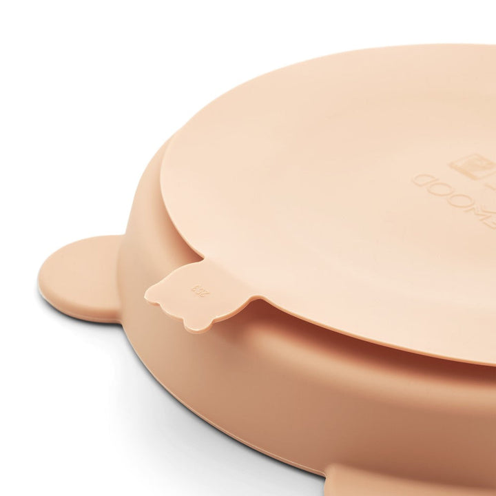 [Liewood] Stacy Divider Suction Plate 2-Pack - Mustard / Tuscany Rose