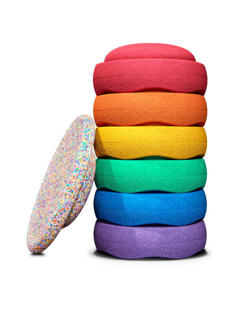 [Stapelstein] Super Konfetti Regenbogen Set Classic