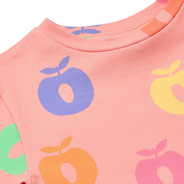 [Smafolk] T-shirt With Apple - Blossom