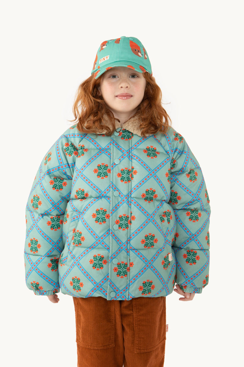 [TINY COTTONS] Folklore Short Padded Jacket - Sage