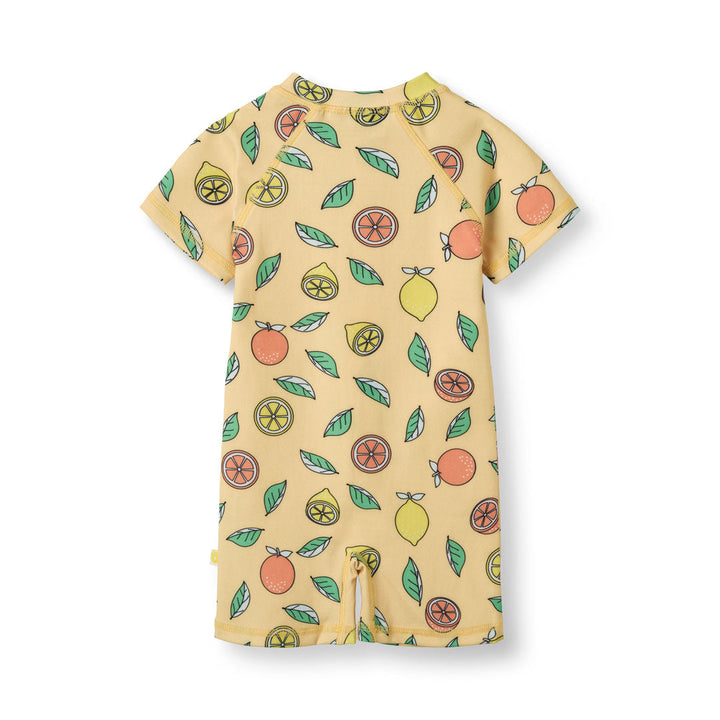 [Smafolk] UV50 Swimsuit With Lemon and Orange - Custard