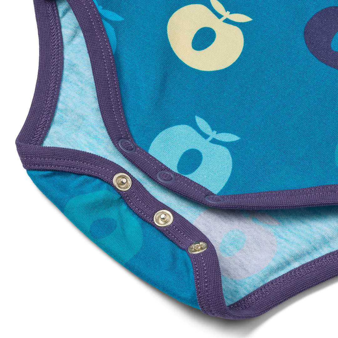 [Smafolk] Ulm Long Sleeve Body With Apple - Solid Blue