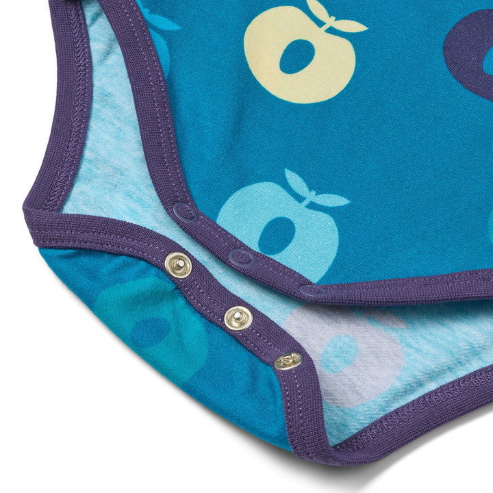 [Smafolk] Ulm Long Sleeve Body With Apple - Solid Blue