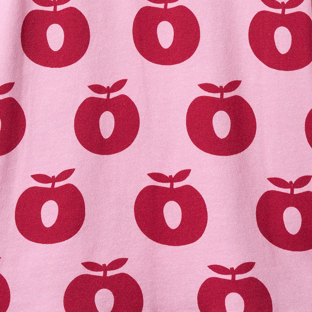 [Smafolk] Ulm Long Bodysuit with Apple -Pink lilac