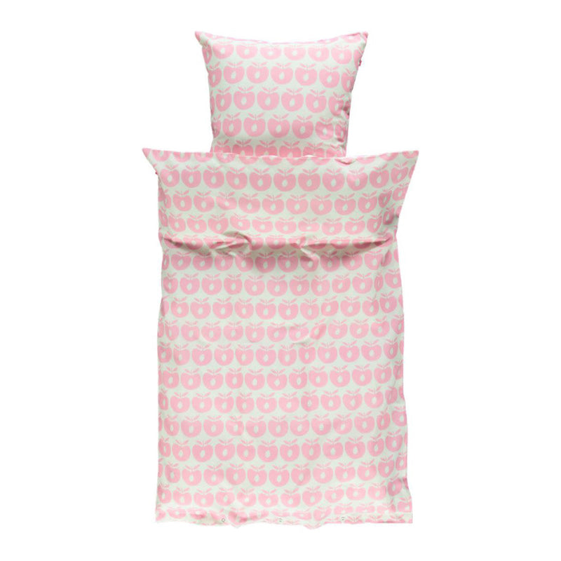 [Smafolk] Bedding 140×200 with Apples - Pink