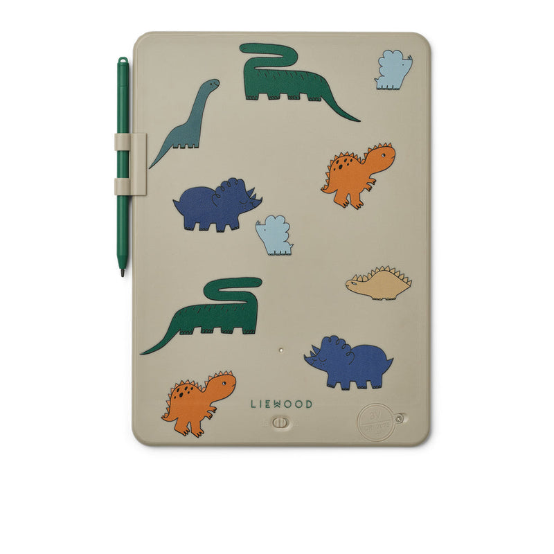 [Liewood] Zora LCD Drawing Board - Dinosaurs / Mist