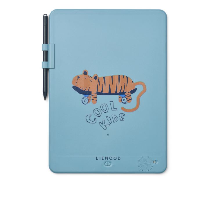 [Liewood] Zora LCD Drawing Board - Tiger/Beach Blue