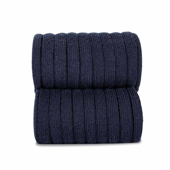 [Condor]Basic Rib Short Socks - [480 Navy Blue]