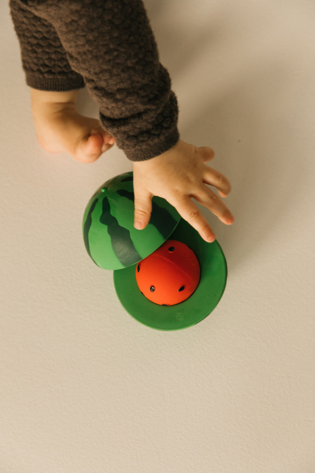 [Oli&Carol]Watermelon Stackable Toy & Rattle Ball