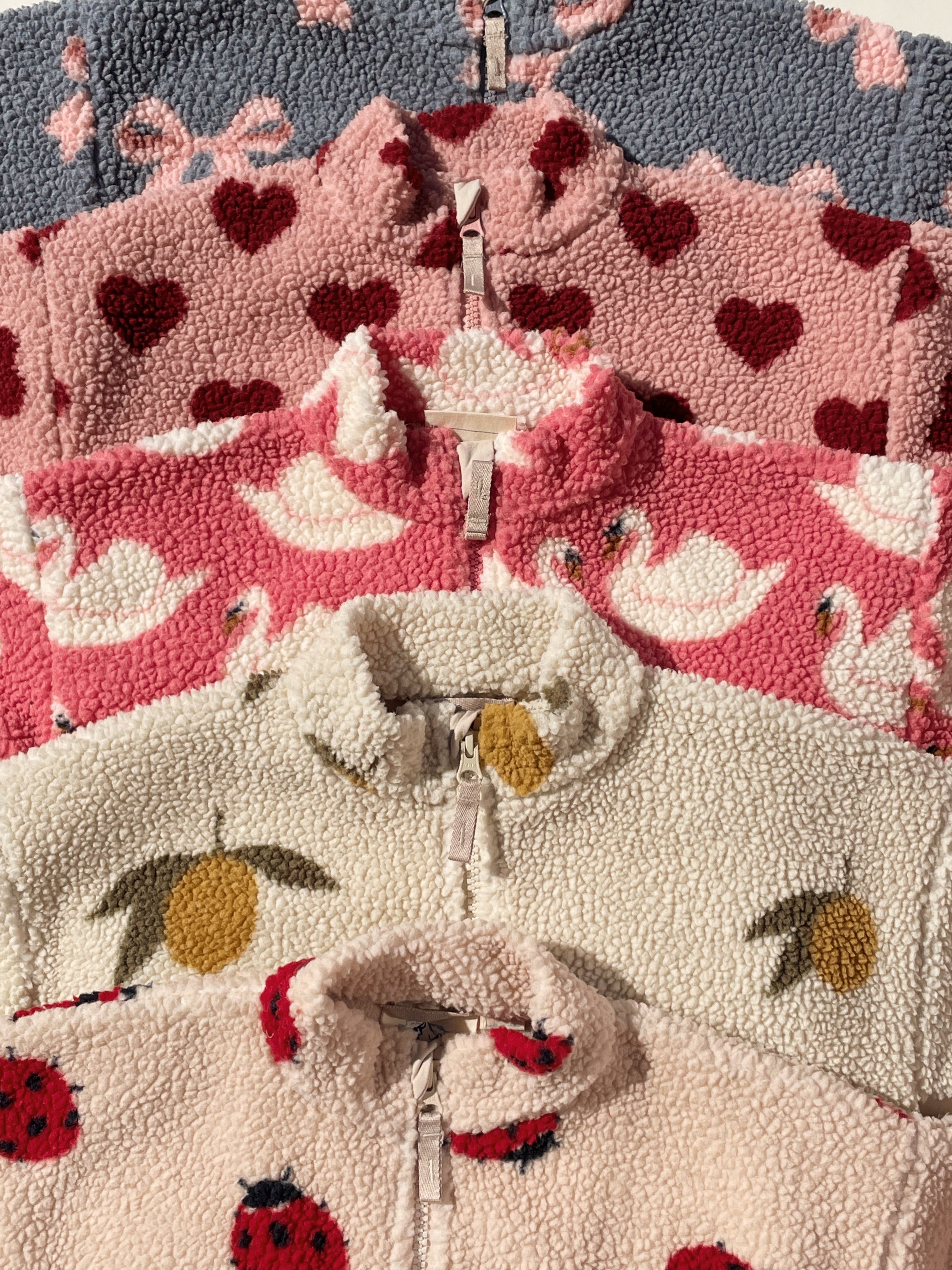 Konges slojd] Jody Teddy Jacket GRS - Swan Candy – Happy little attic