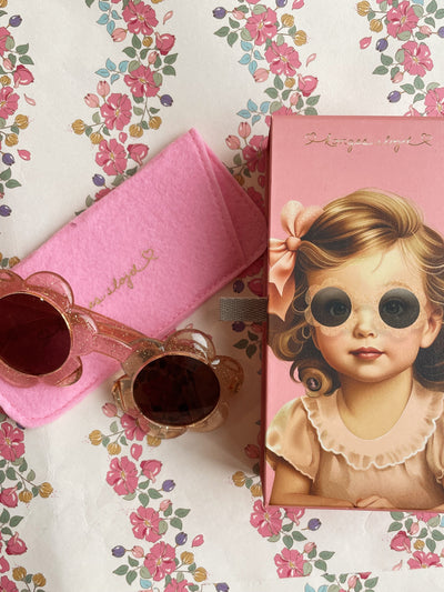 [Konges Sloejd] Sunglasses Baby Flower - Glitter Mist