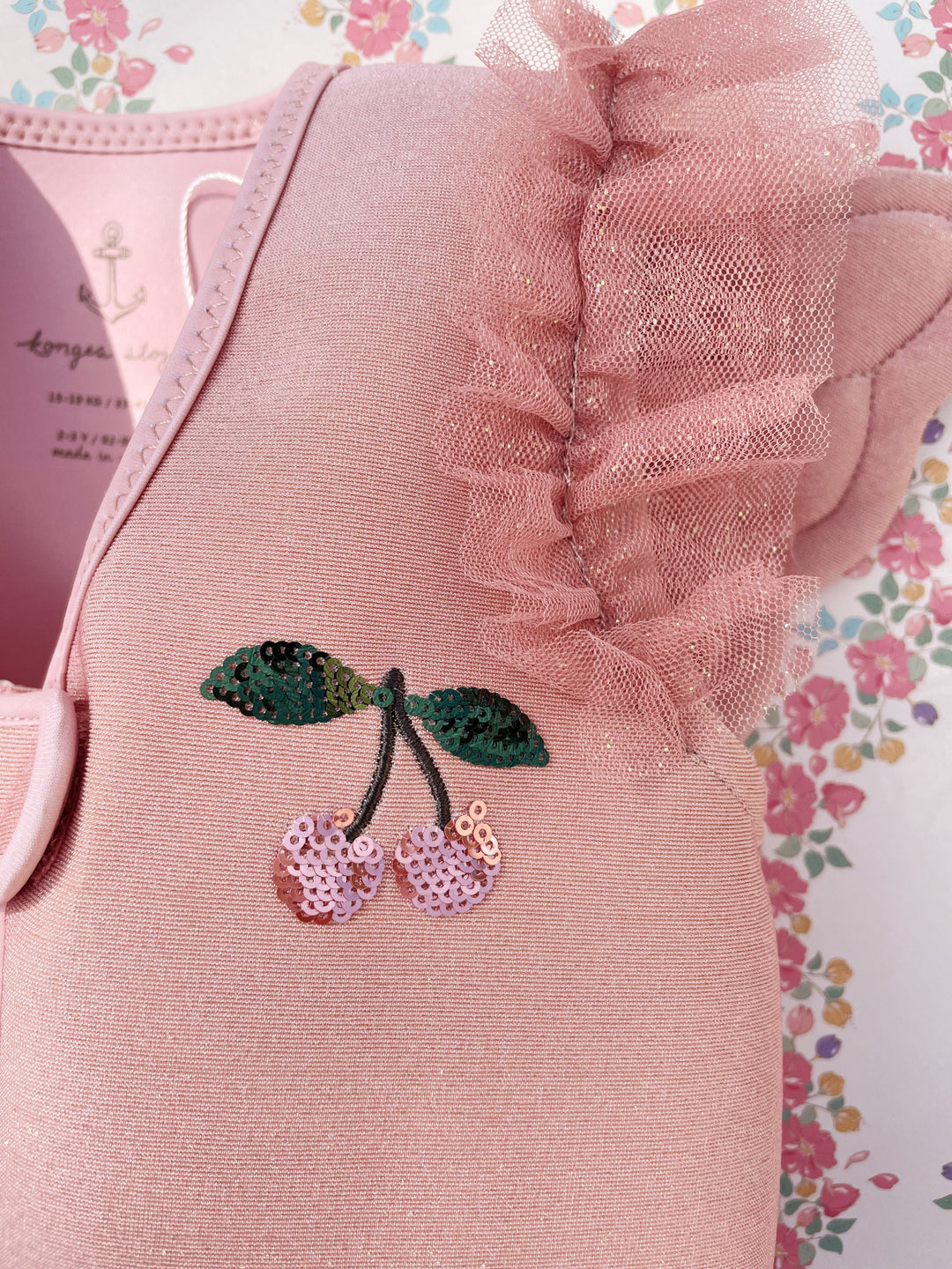 [Konges slojd] Piper Swim Vest - Powder Pink
