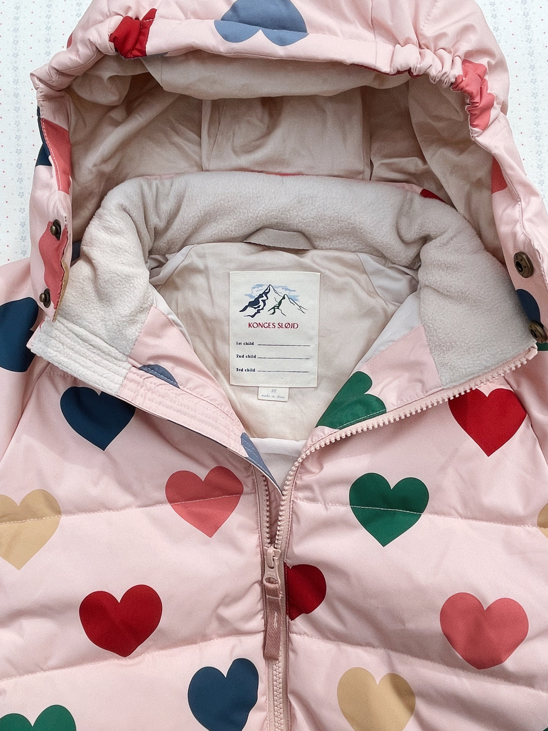 [Konges slojd]Nuka Jacket GRS - Coeur Rose Colore