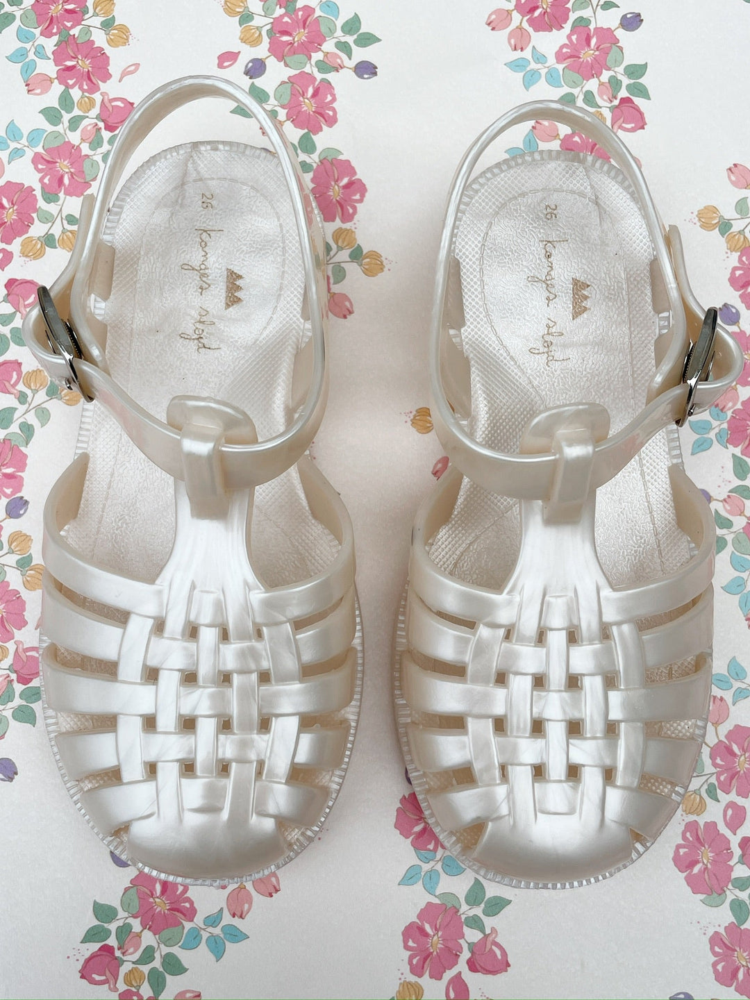 [Konges slojd] Celebration Pearl Sandal - Pearl