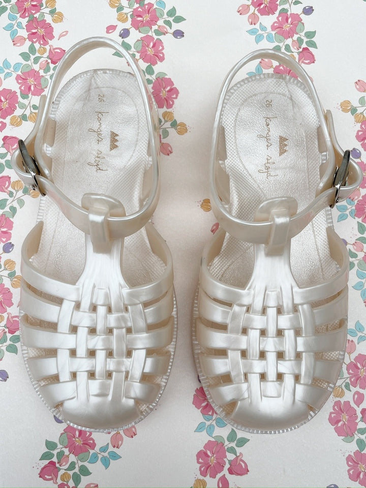[Konges slojd] Celebration Pearl Sandal - Pearl