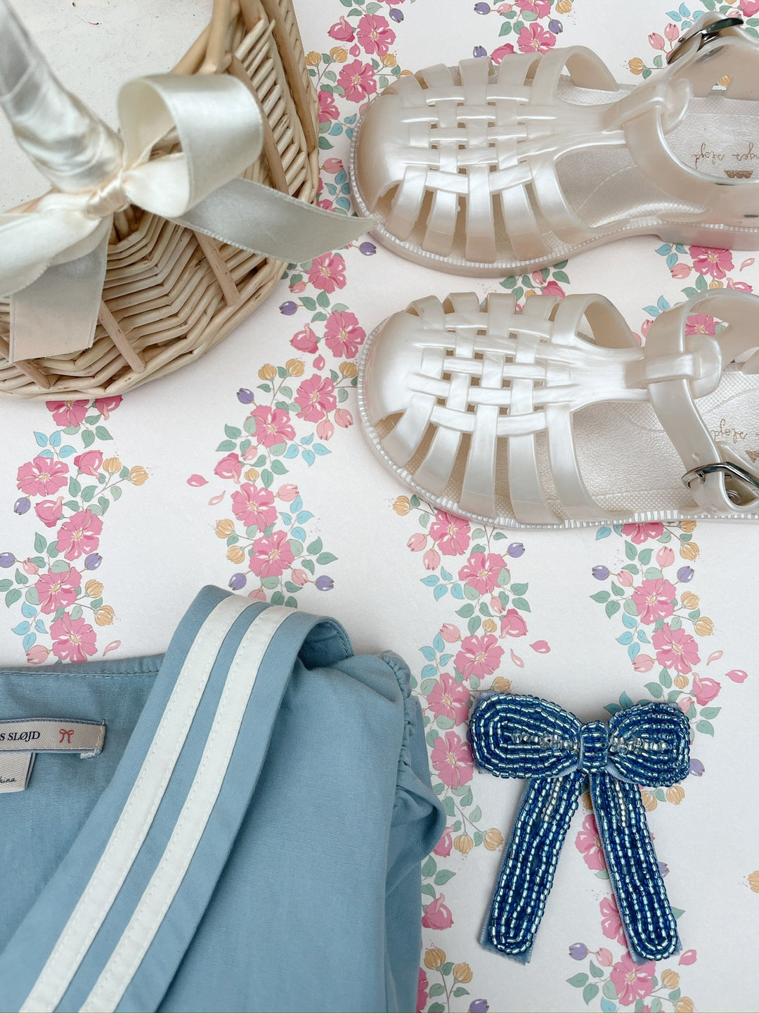 [Konges slojd] Celebration Pearl Sandal - Pearl