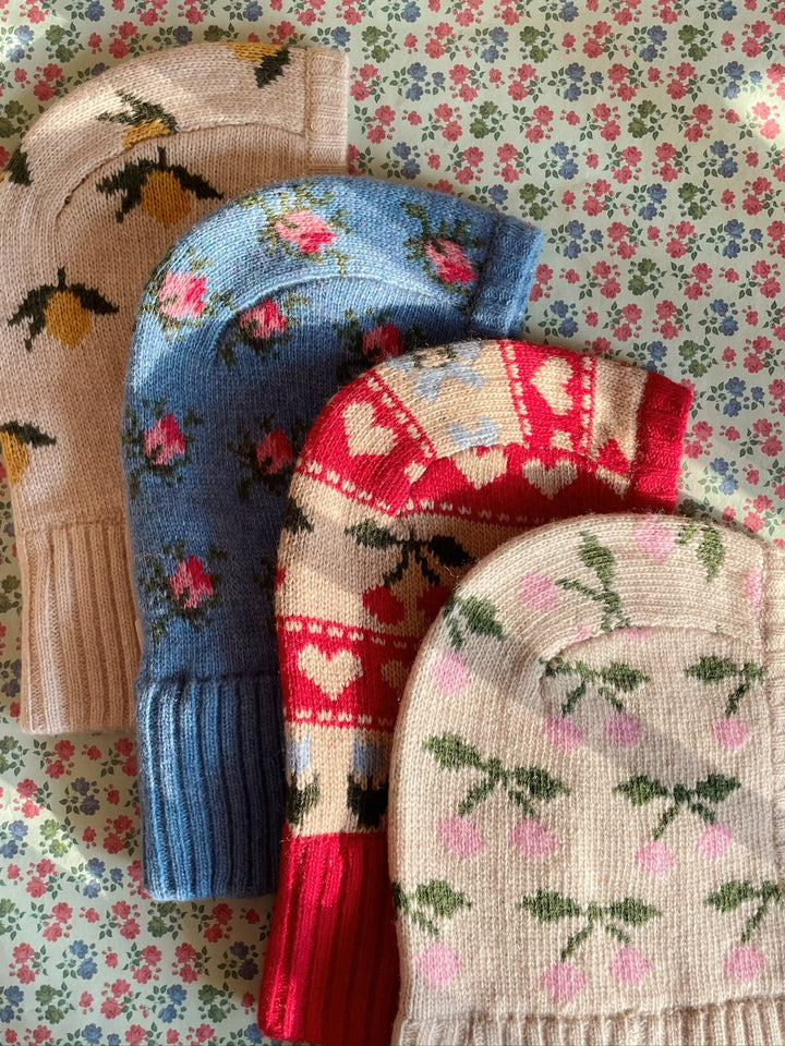 [Konges slojd] Belou Knit Balaclava - Rosie Shades