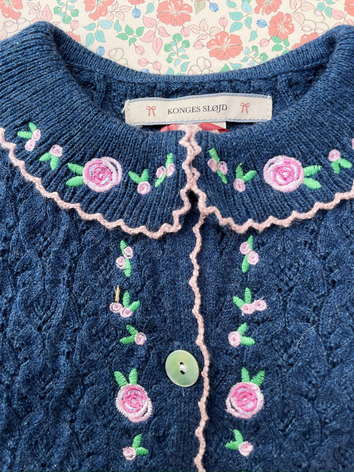 [Konges slojd] Rosier Cardigan - Ensign Blue