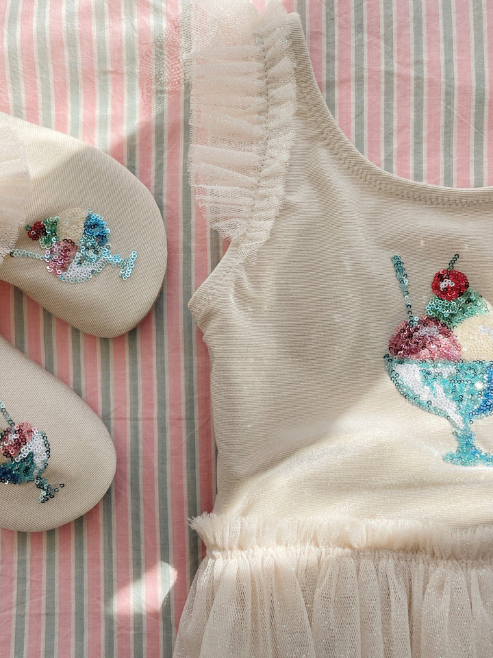 [Konges slojd] Amandine Frill Swim Shoes - Rosewater