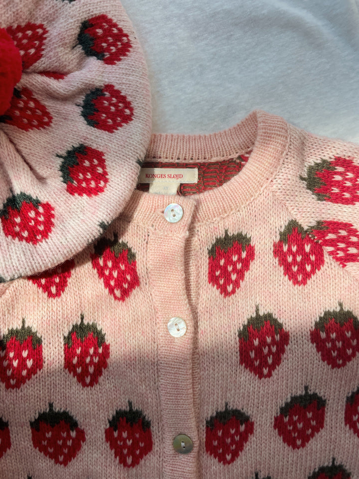 [Konges slojd] Belou Knit Beret - Strawberry