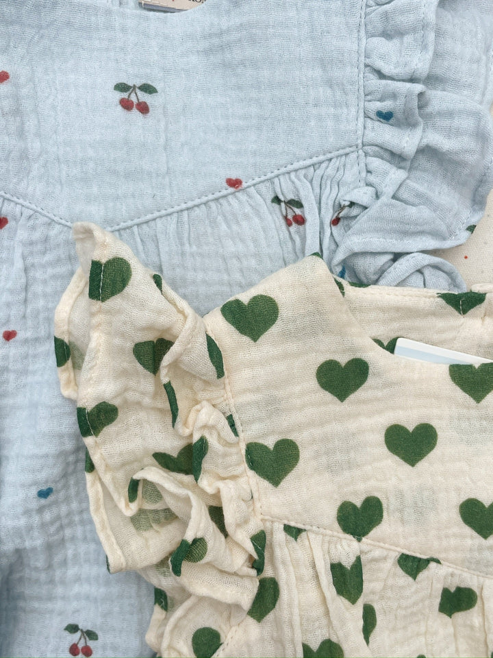 [Konges slojd] Coco Romper GOTS - Amour Verde