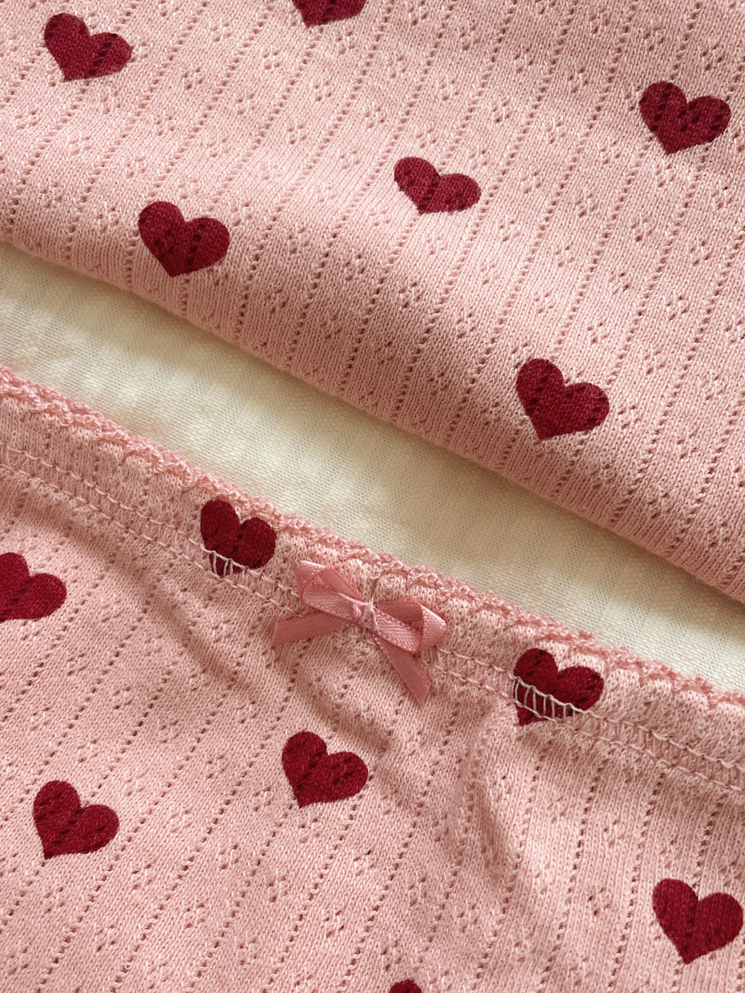 [Konges slojd] Minnie Underwear GOTS - Amour Rouge