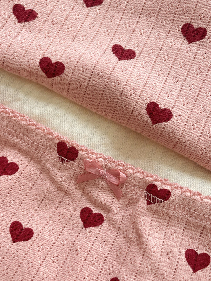 [Konges slojd] Minnie Underwear GOTS - Amour Rouge