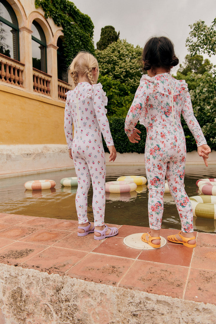 [Louise Misha] Bathing Jumpsuits Linette - Cream Rosa Festa