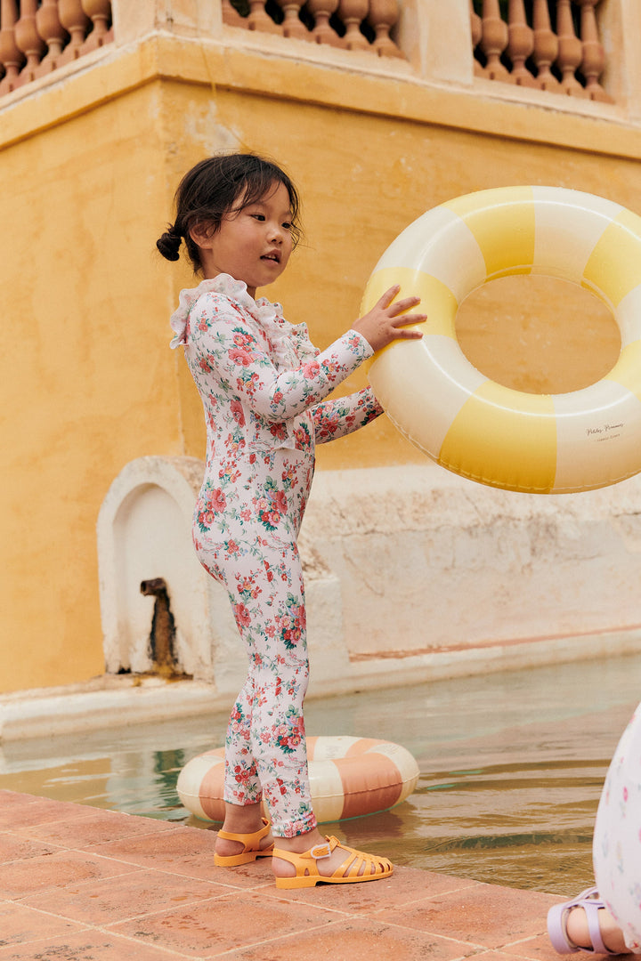 [Louise Misha] Bathing Jumpsuits Linette - Cream Rosa Festa