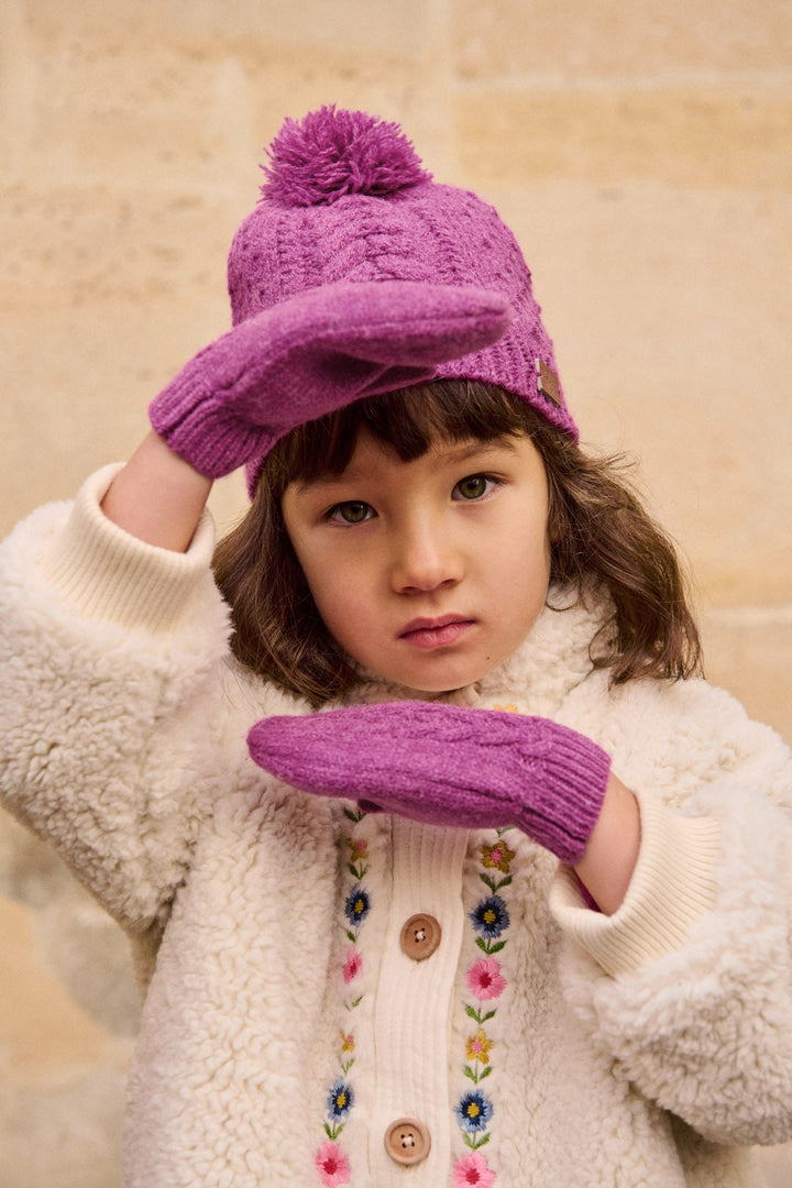 [Louise Misha] Mittens Ania - Raspberry