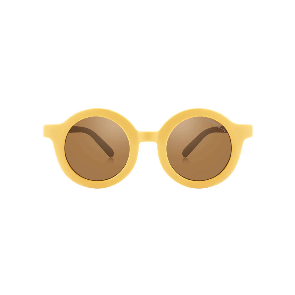 [Grech & Co.][1-8Y] Original Round Sunglasses - Mellow Yellow
