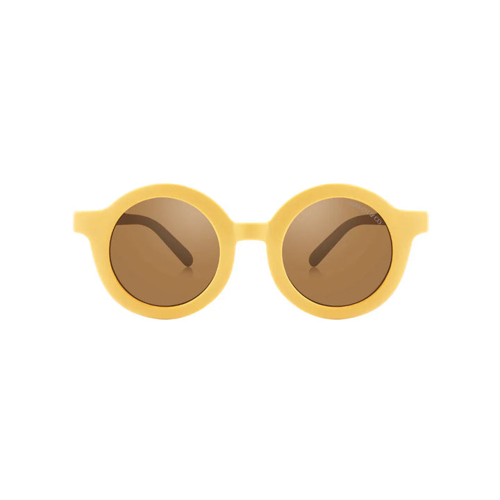 [Grech & Co.][1-8Y] Original Round Sunglasses - Mellow Yellow
