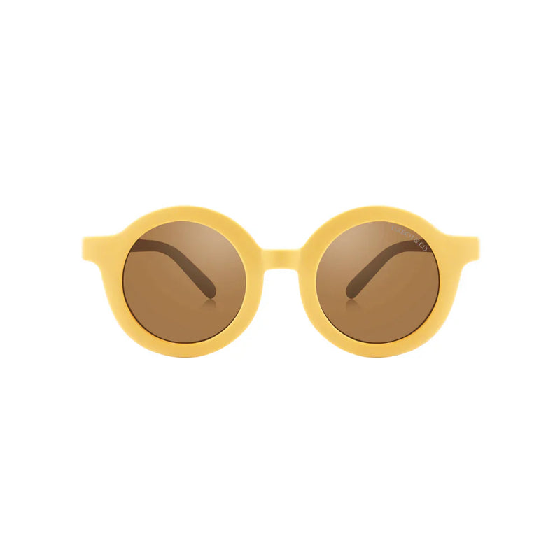 [Grech & Co.][1-8Y] Original Round Sunglasses - Mellow Yellow